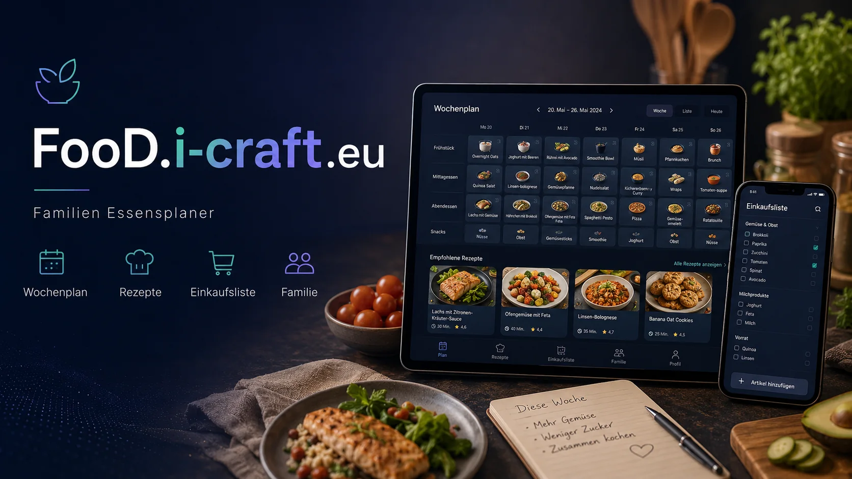 Projektansicht FooD.i-craft.eu